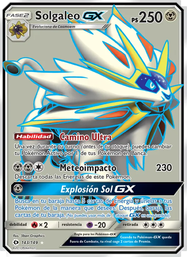 Solgaleo GX (Sun & Moon #143/149)