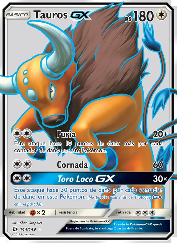 Tauros GX (Sol y Luna #144/149)