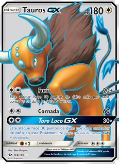 Tauros GX (Sol y Luna #144/149)