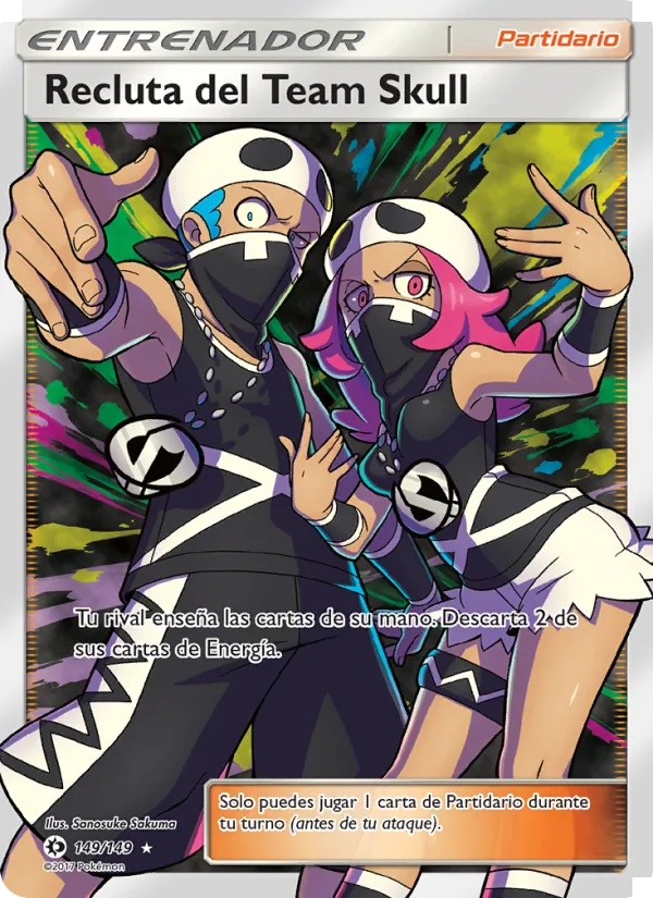 Recluta del Team Skull (Sol y Luna #149/149)