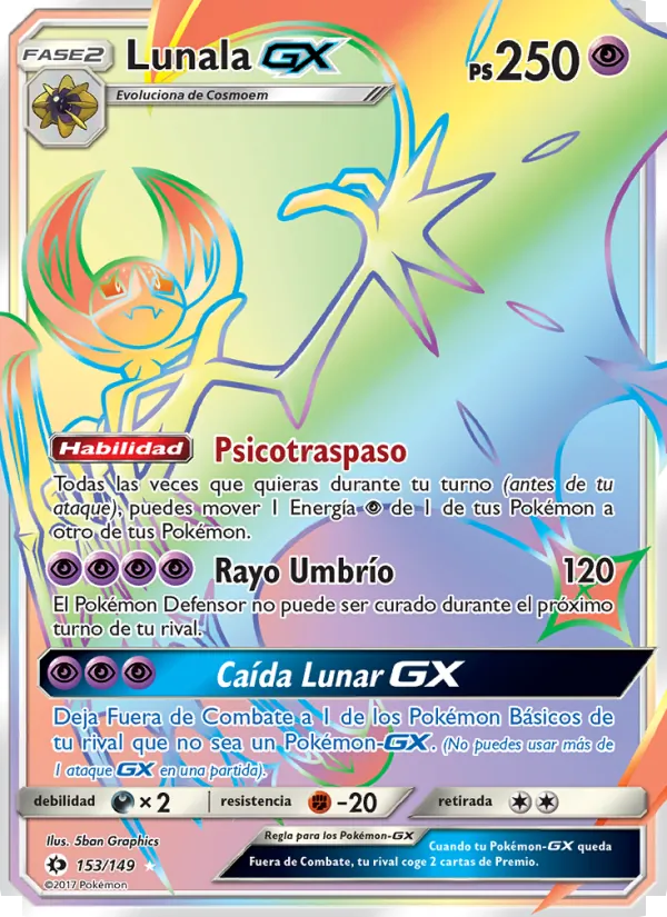 Lunala GX (Sol y Luna #153/149)