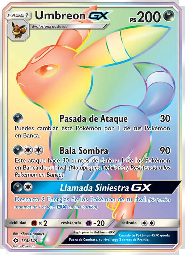 Umbreon GX (Sun & Moon #154/149)