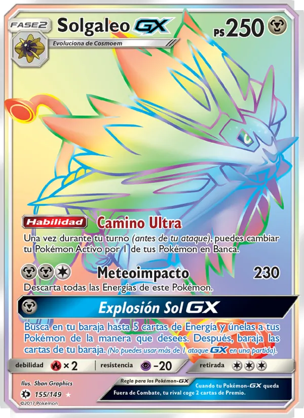 Solgaleo GX (Sol y Luna #155/149)