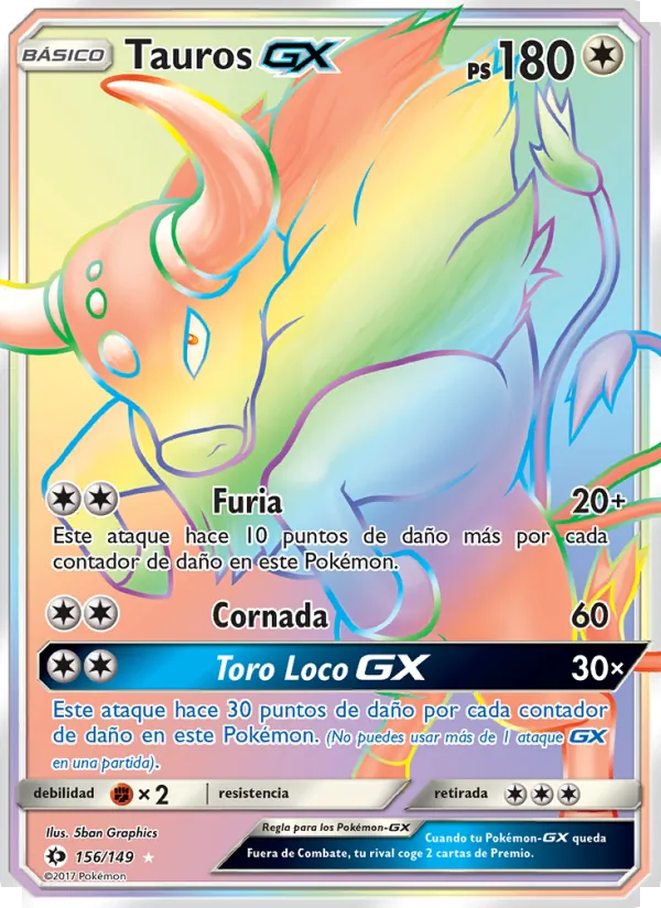 Tauros GX (Sol y Luna #156/149)
