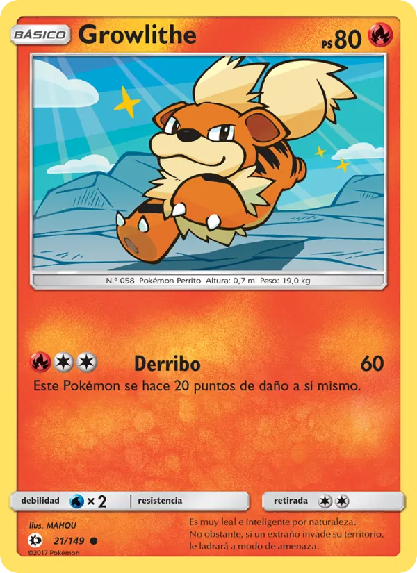 Growlithe (Sol y Luna #21/149)