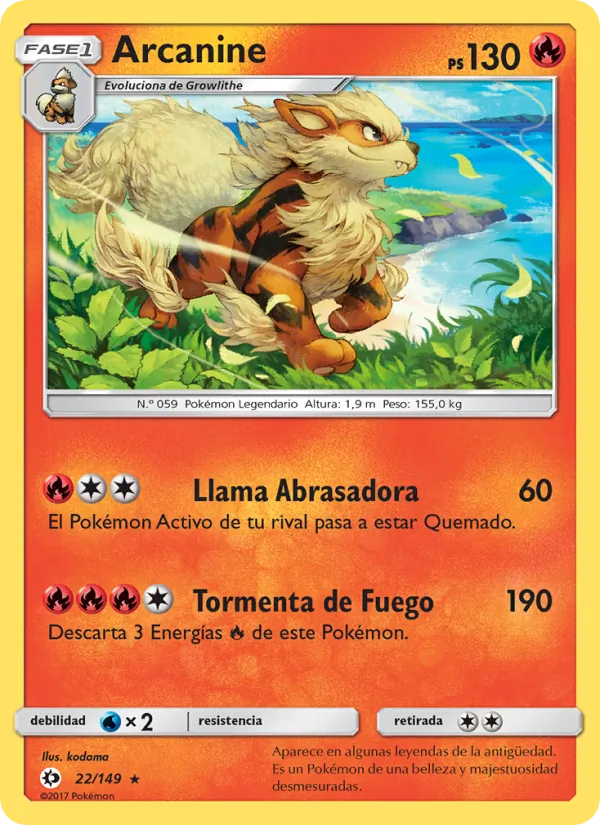 Arcanine (Sol y Luna #22/149)
