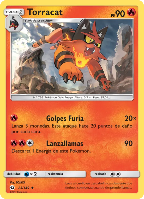 Torracat (Sun & Moon #25/149)