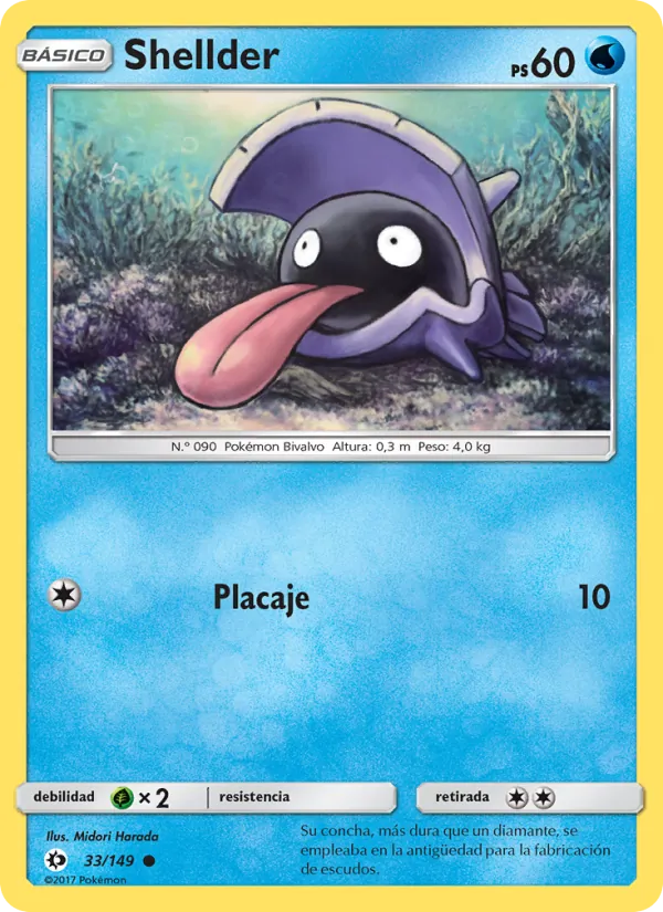 Shellder (Sun & Moon #33/149)