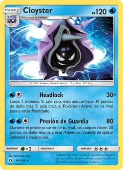 Cloyster (Sol y Luna #34/149)