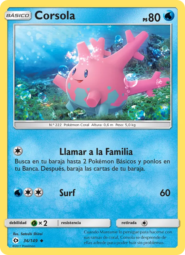 Corsola (Sol y Luna #36/149)