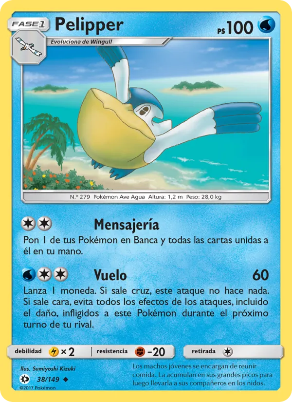 Pelipper (Sun & Moon #38/149)