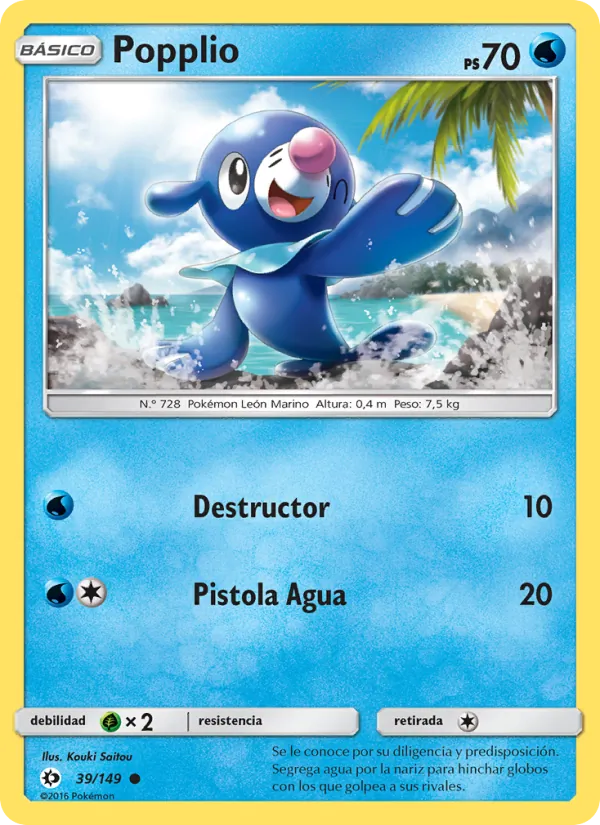 Popplio (Sun & Moon #39/149)