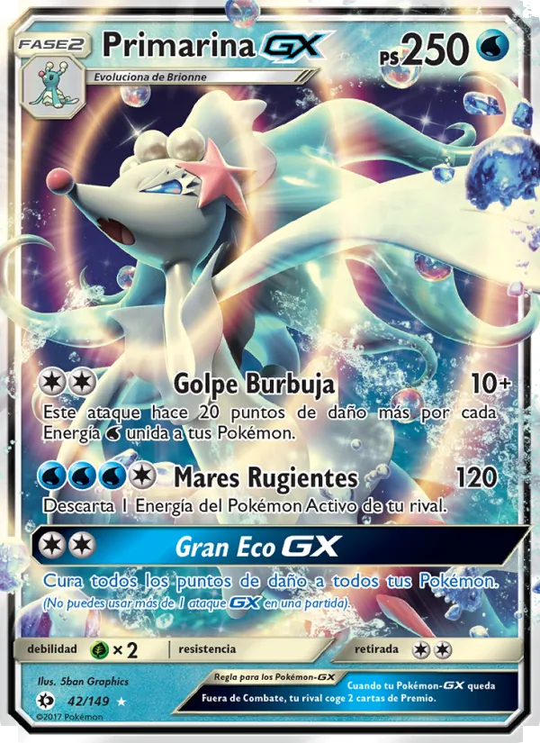 Primarina GX (Sol y Luna #42/149)