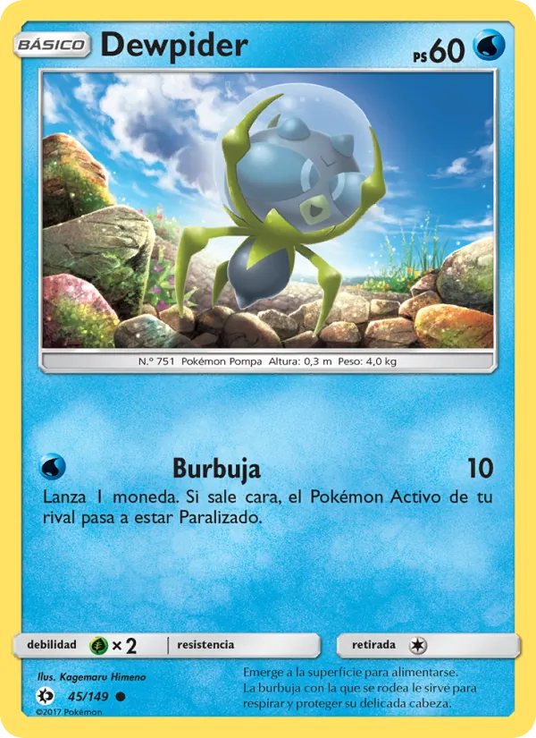 Dewpider (Sun & Moon #45/149)