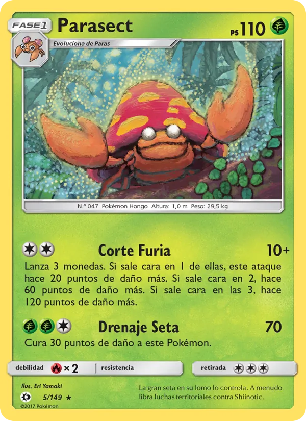 Parasect (Sol y Luna #5/149)
