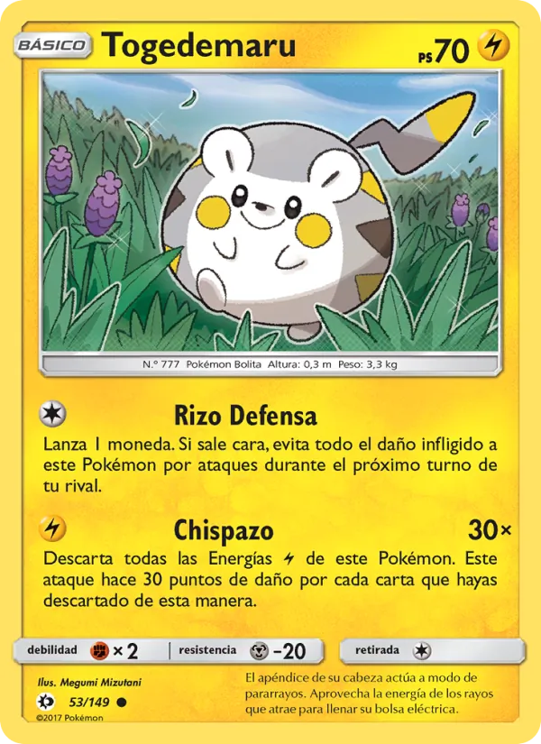 Togedemaru (Sun & Moon #53/149)