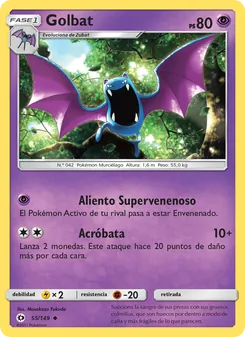 Golbat (Sol y Luna #55/149)