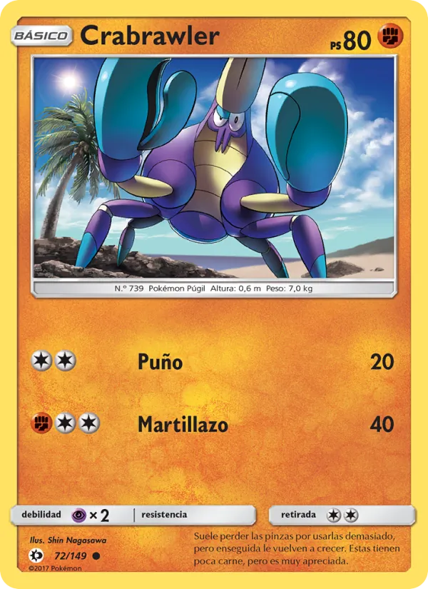 Crabrawler (Sol y Luna #72/149)