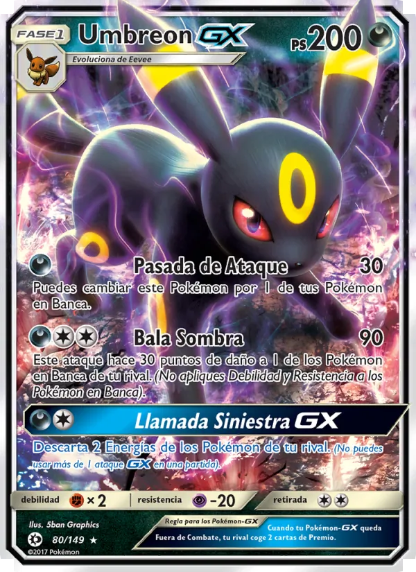Umbreon GX (Sol y Luna #80/149)