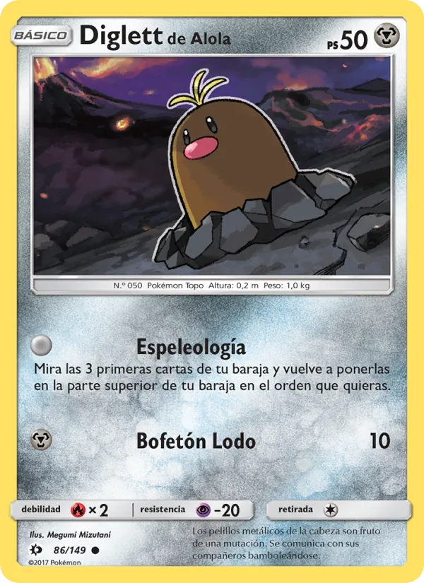 Diglett de Alola (Sun & Moon #86/149)