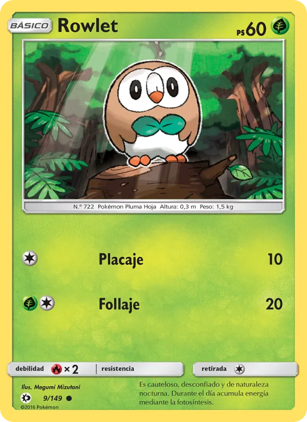Rowlet (Sun & Moon #9/149)