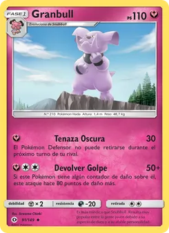 Granbull (Sol y Luna #91/149)