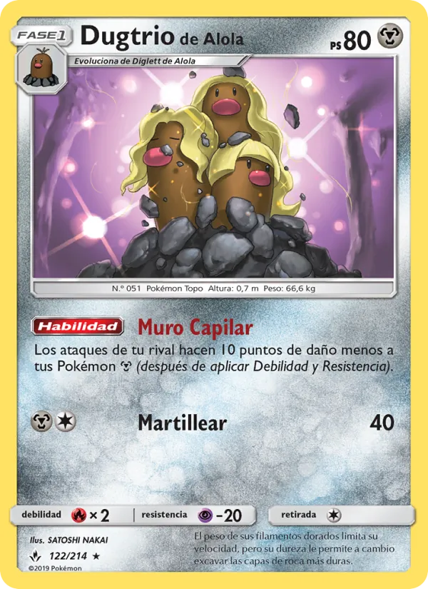 Dugtrio de Alola (Vínculos Indestructibles #122/214)