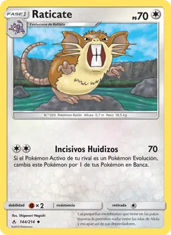 Raticate (Vínculos Indestructibles #144/214)