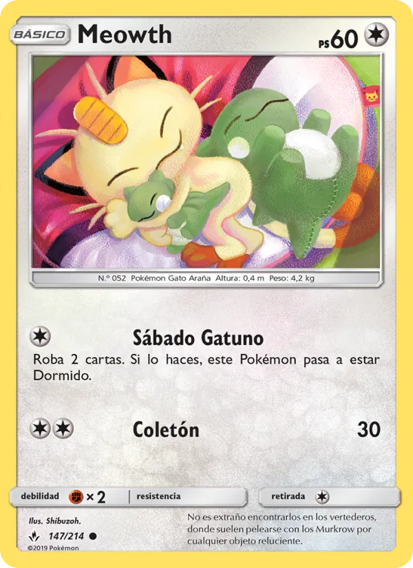 Meowth (Unbroken Bonds #147/214)