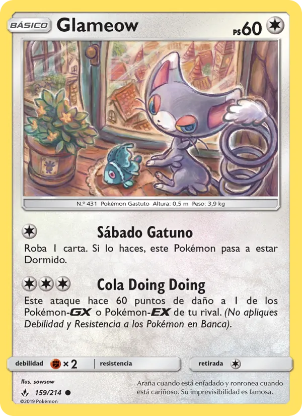 Glameow (Unbroken Bonds #159/214)