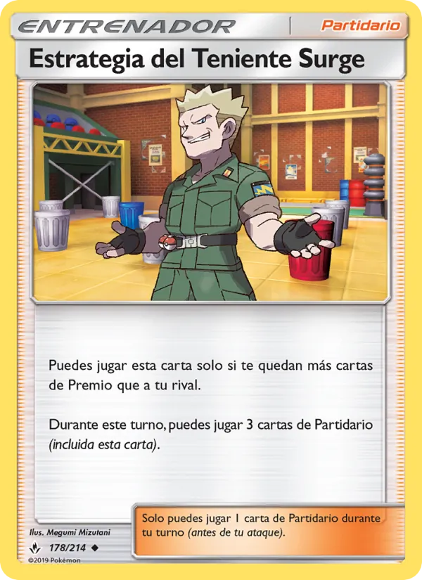 Estrategia del Teniente Surge (Unbroken Bonds #178/214)