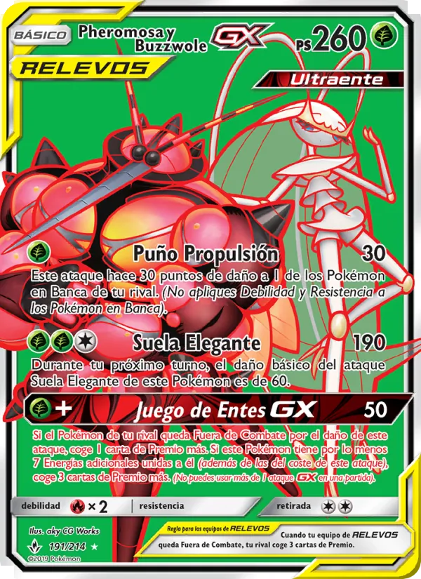 Pheromosa y Buzzwole GX (Unbroken Bonds #191/214)