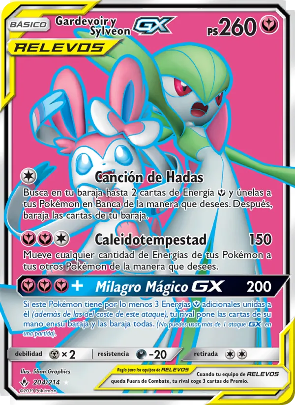 Gardevoir y Sylveon GX (Vínculos Indestructibles #204/214)