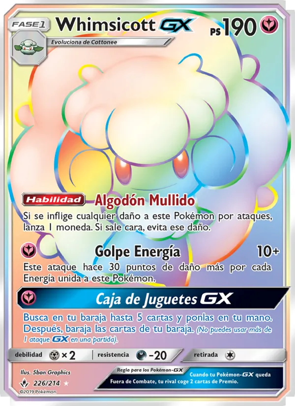 Whimsicott GX (Vínculos Indestructibles #226/214)
