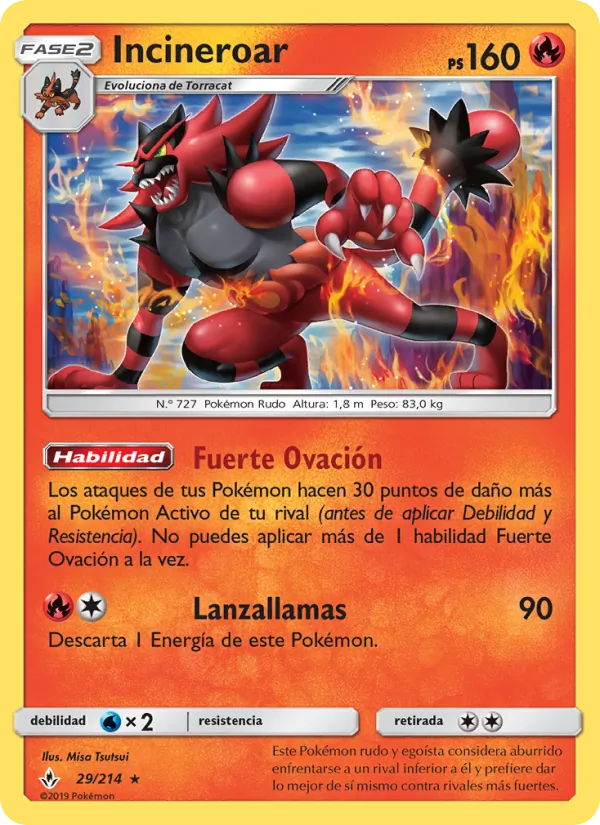 Incineroar (Vínculos Indestructibles #29/214)