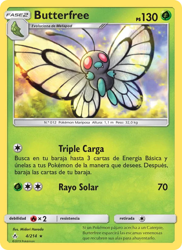 Butterfree (Vínculos Indestructibles #4/214)
