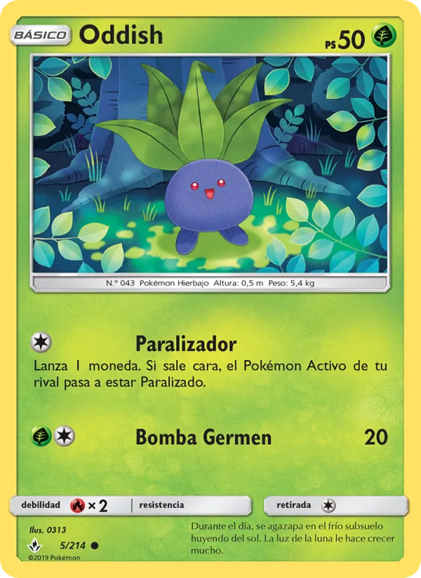 Oddish (Vínculos Indestructibles #5/214)