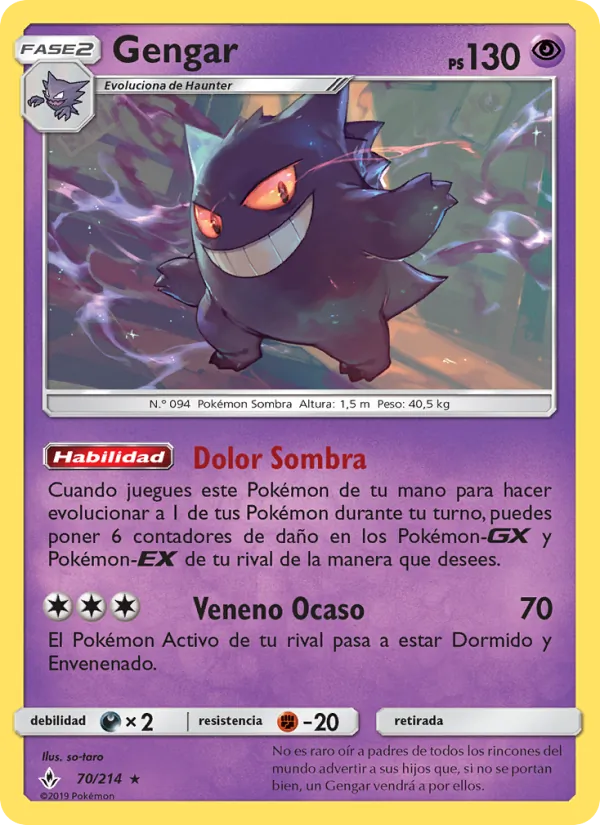 Gengar (Vínculos Indestructibles #70/214)