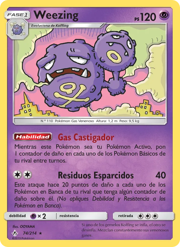 Weezing (Vínculos Indestructibles #74/214)