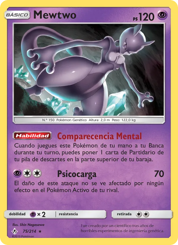 Mewtwo (Vínculos Indestructibles #75/214)