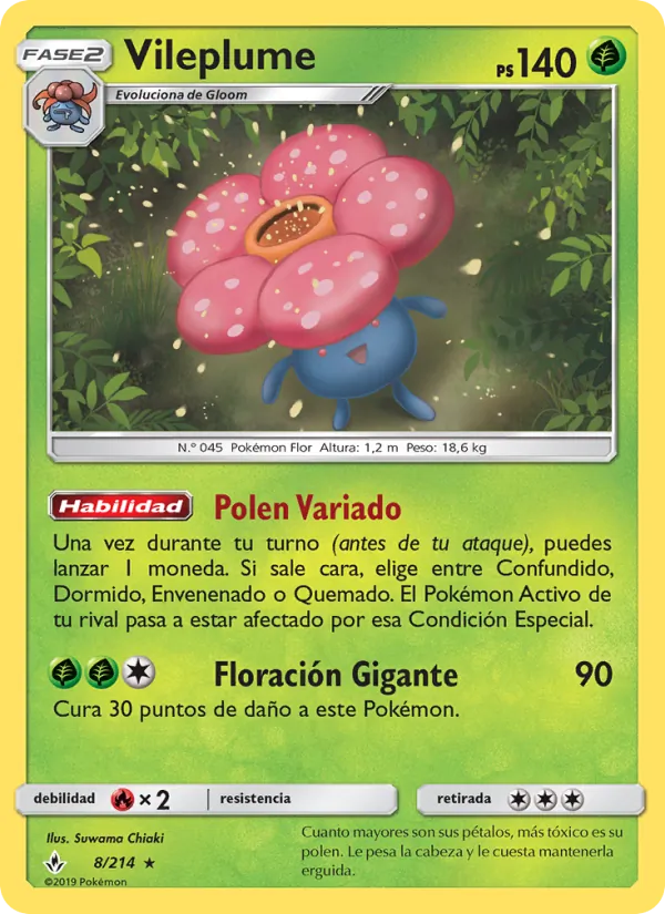 Vileplume (Vínculos Indestructibles #8/214)