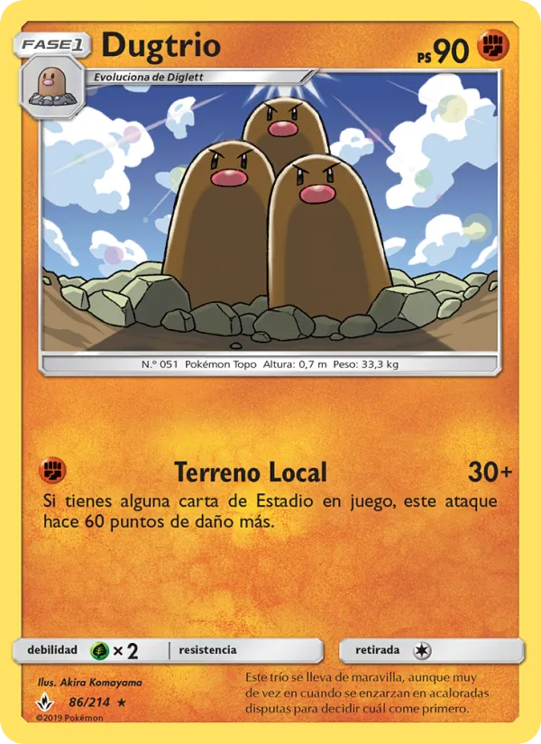 Dugtrio (Vínculos Indestructibles #86/214)