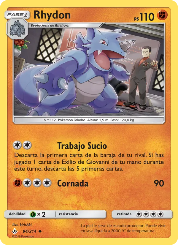 Rhydon (Vínculos Indestructibles #94/214)