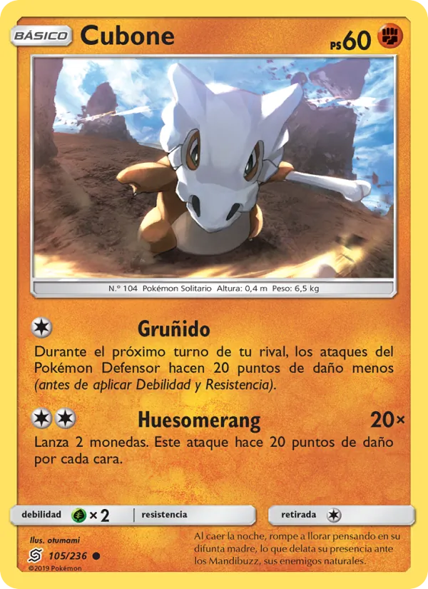 Cubone (Mentes Unidas #105/236)