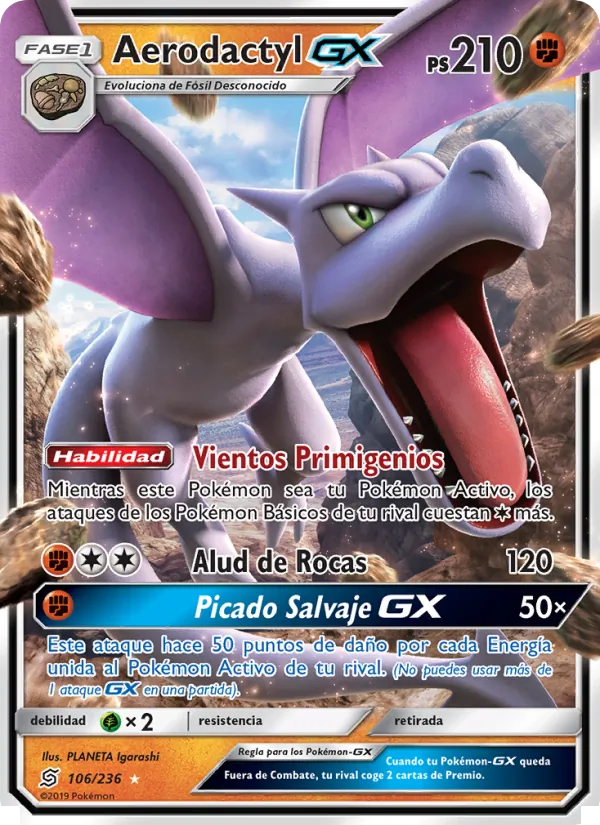 Aerodactyl GX (Mentes Unidas #106/236)