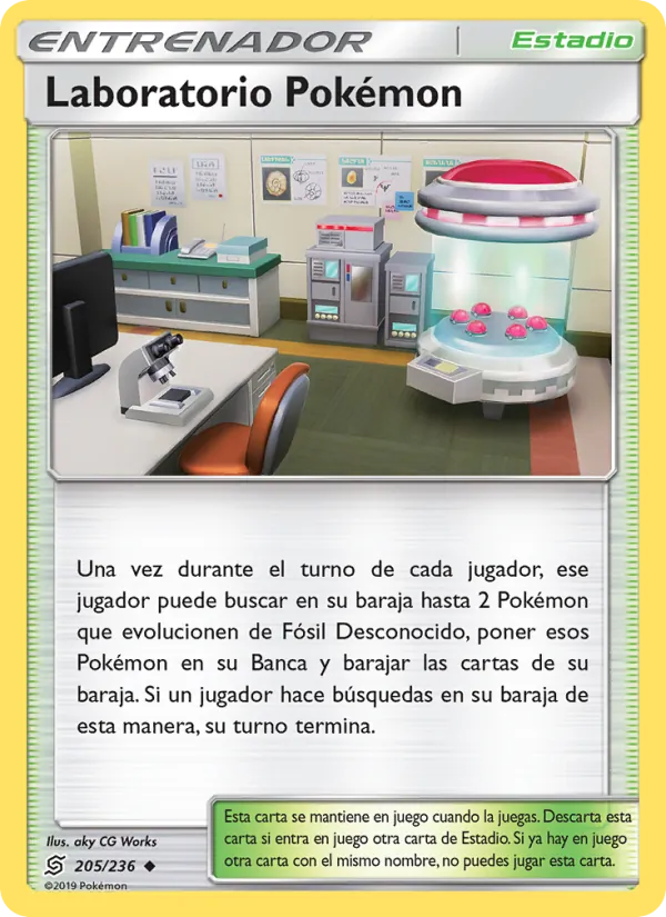 Laboratorio Pokémon (Unified Minds #205/236)