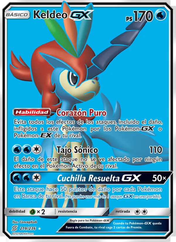 Keldeo GX (Mentes Unidas #219/236)