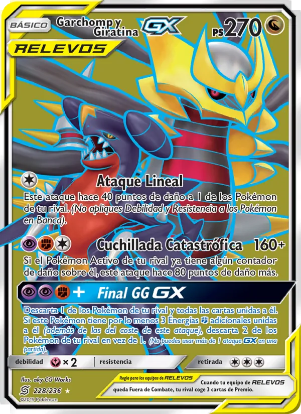 Garchomp y Giratina GX (Unified Minds #228/236)