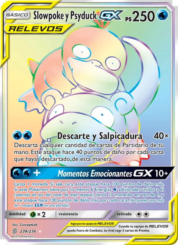 Slowpoke y Psyduck GX (Mentes Unidas #239/236)