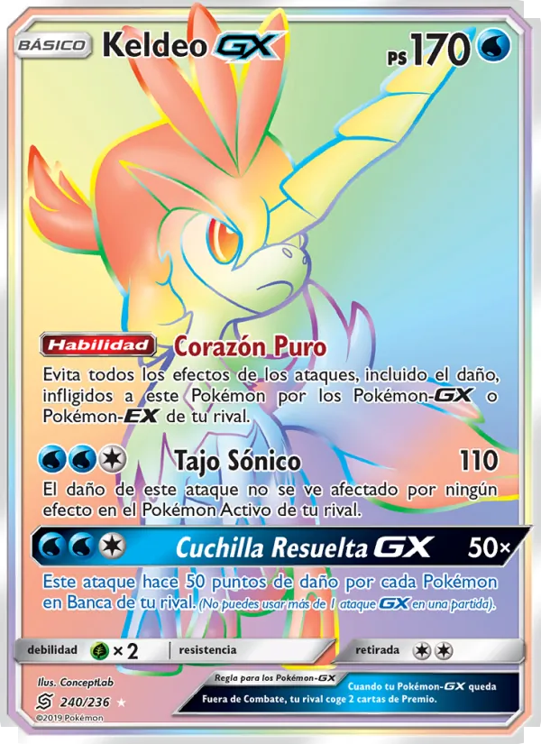 Keldeo GX (Mentes Unidas #240/236)